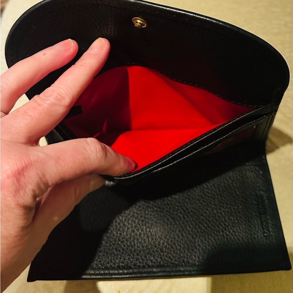 Dooney & Bourke Black Leather Wallet/Checkbook - Picture 4 of 5